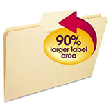 Supertab Reinforced Guide Height Top Tab Folders, 1-3-cut Tabs, Legal Size, 11 Pt. Manila, 100-box