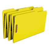 Top Tab Colored 2-fastener Folders, 1-3-cut Tabs, Legal Size, Yellow, 50-box