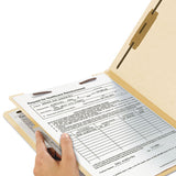 Manila Four- And Six-section Top Tab Classification Folders, 1 Divider, Legal Size, Manila, 10-box