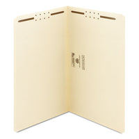 Top Tab 2-fastener Folders, Straight Tab, Legal Size, 11 Pt. Manila, 50-box