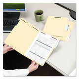 Top Tab 2-fastener Folders, 2-5-cut Tabs, Right Of Center, Legal Size, 11 Pt. Manila, 50-box