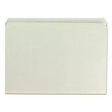 Recycled Pressboard Folders With Two Safeshield Coated Fasteners, Straight Tab, 2" Expansion, Legal Size, Gray-green, 25-box