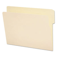 Heavyweight Manila End Tab Folders, 9" Front, 1-3-cut Tabs, Top Position, Letter Size, 100-box