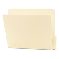 Heavyweight Manila End Tab Folders, 9" Front, 1-3-cut Tabs, Bottom Position, Letter Size, 100-box
