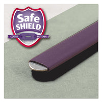 End Tab Pressboard Classification Folders With Safeshield Coated Fasteners, 3 Dividers, Letter Size, Gray-green, 10-box