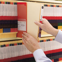 Manila End Tab Classification Folders, 1 Divider, Letter Size, Manila, 10-box