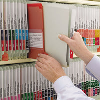 End Tab 2" Expansion Pressboard File Folders W-two Safeshield Coated Fasteners, Straight Tab, Letter Size, Gray-green, 25-box