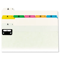 Alphabetic Top Tab Indexed File Guide Set, 1-5-cut Top Tab, A To Z, 8.5 X 14, Manila, 25-set