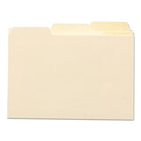 Manila Card Guides, 1-3-cut Top Tab, Blank, 4 X 6, Manila, 100-box