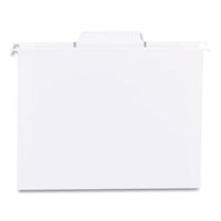 Fastab Hanging Folders, Letter Size, 1-3-cut Tab, White, 20-box