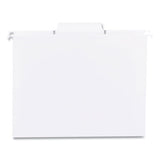 Fastab Hanging Folders, Letter Size, 1-3-cut Tab, White, 20-box