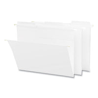 Fastab Hanging Folders, Letter Size, 1-3-cut Tab, White, 20-box