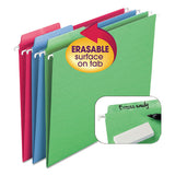 Erasable  Folders, Letter Size, 1-3-cut Tab, Assorted, 18-box