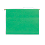 Tuff Hanging Folders With Easy Slide Tab, Letter Size, 1-3-cut Tab, Green, 18-box