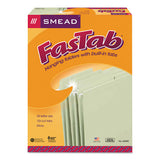 Fastab Hanging Folders, Letter Size, 1-3-cut Tab, Moss, 20-box