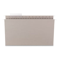 Tuff Hanging Folders With Easy Slide Tab, Legal Size, 1-3-cut Tab, Steel Gray, 18-box