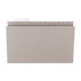 Tuff Hanging Folders With Easy Slide Tab, Legal Size, 1-3-cut Tab, Steel Gray, 18-box