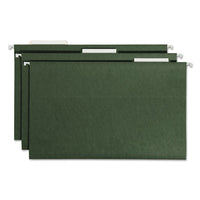 Hanging Folders, Legal Size, 1-3-cut Tab, Standard Green, 25-box