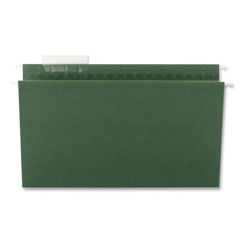 Tuff Hanging Folders With Easy Slide Tab, Legal Size, 1-3-cut Tab, Standard Green, 20-box