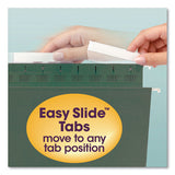 Tuff Hanging Folders With Easy Slide Tab, Legal Size, 1-3-cut Tab, Standard Green, 20-box