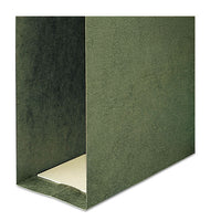 Box Bottom Hanging File Folders, Letter Size, Standard Green, 25-box