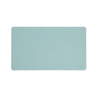 Vegan Leather Desk Pads, 23.6" X 13.7", Light Blue