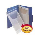 Two-hole Letter-legal Poly Expanding Jackets, 2-hole Punched, Letter-legal Size, Clear, 24-box