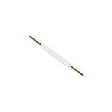 Standard Self-adhesive Fasteners, 2" Capacity, 2.75" Center To Center, Brown, 100-box
