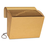 Indexed Expanding Kraft Files, 21 Sections, 1-21-cut Tab, Letter Size, Kraft