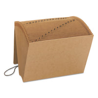 Indexed Expanding Kraft Files, 31 Sections, 1-31-cut Tab, Letter Size, Kraft