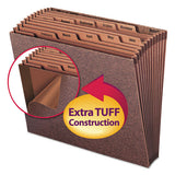 Tuff Expanding Files, 12 Sections, 1-12-cut Tab, Letter Size, Redrope