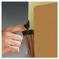 Classic Expanding Wallets, 3.5" Expansion, 1 Section, Legal Size, Redrope