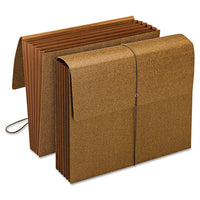 Classic Expanding Partition Wallets, 5.25" Expansion, 6 Sections, Legal Size, Redrope