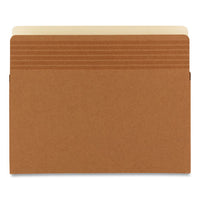 Easy Grip Pockets, 5.25" Expansion, Letter Size, Redrope, 10-box
