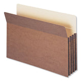 Redrope Drop Front File Pockets, 3.5" Expansion, Legal Size, Redrope, 25-box
