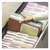 Redrope Drop Front File Pockets, 3.5" Expansion, Legal Size, Redrope, 50-box