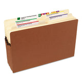 Redrope Drop Front File Pockets, 3.5" Expansion, Legal Size, Redrope, 50-box