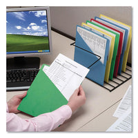 File Jackets, Letter Size, Green, 25-pack