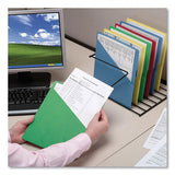 File Jackets, Letter Size, Green, 25-pack
