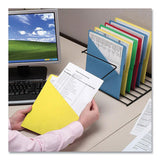 File Jackets, Letter Size, Yellow, 25-pack