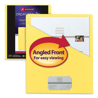 File Jackets, Letter Size, Yellow, 25-pack