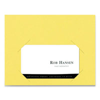 File Jackets, Letter Size, Yellow, 25-pack