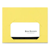 File Jackets, Letter Size, Yellow, 25-pack