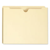 Manila File Jackets, 2-ply Straight Tab, Letter Size, Manila, 50-box