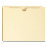 Manila File Jackets, 2-ply Straight Tab, Letter Size, Manila, 50-box