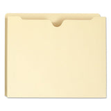 Manila File Jackets, 2-ply Straight Tab, Letter Size, Manila, 50-box
