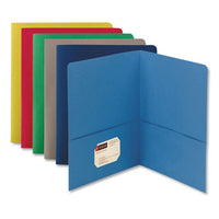 Two-pocket Folder, Textured Paper, Lavender, 25-box