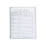 Poly String & Button Interoffice Envelopes, String & Button Closure, 9.75 X 11.63, Clear, 5-pack