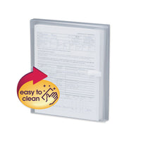 Poly Side-load Envelopes, Fold Flap Closure, 9.75 X 11.63, Clear, 5-pack