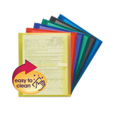 Poly Side-load Envelopes, Fold Flap Closure, 9.75 X 11.63, Assorted, 6-pack